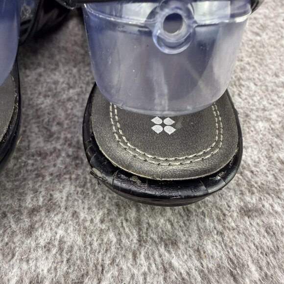 ✅Naturalizer Hanley Black Wedge Sandals Womens 8.5M Slingback Comfort Shoes - Picture 10 of 13